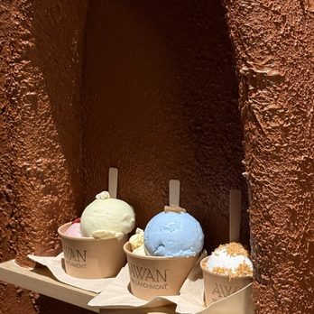 Awan - PINEAPPLE PANDAN, BLUE YUZU LEMONADE, GAVIOTA STRAWBERRY, and BALINESE VANILLA... - Ice Cream & Frozen Yogurt Near Me - Los Angeles, California