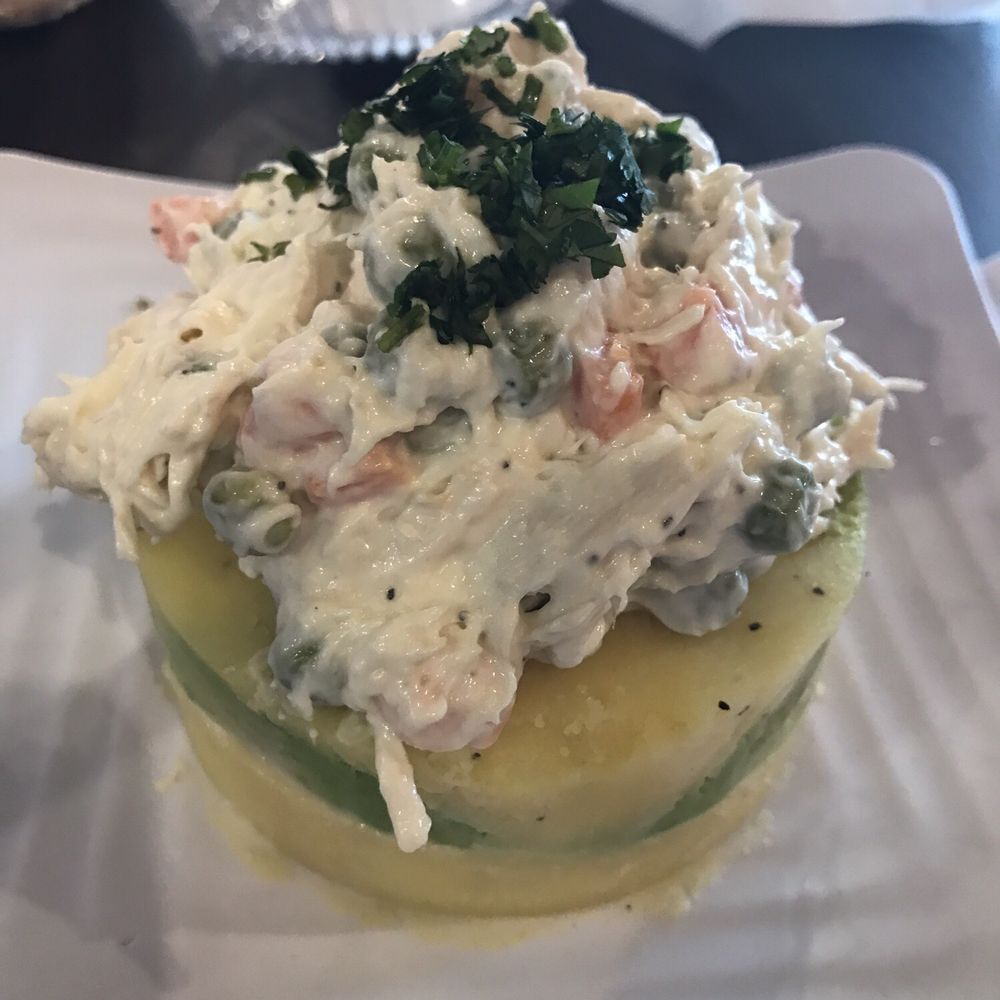 Red Panka - Cause Rellena with Chicken - Peruvian Near Me - Redlands, California