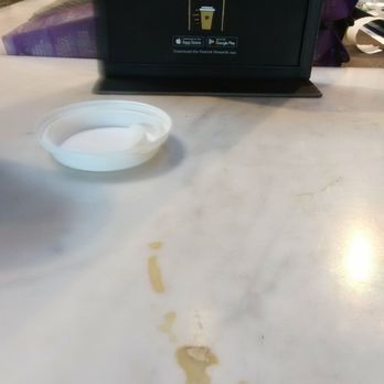 Peet's Coffee - Messy table area. - Coffee & Tea Near Me - San Francisco, California Peet's Coffee - Messy table area. - Coffee & Tea Near Me - San Francisco, California