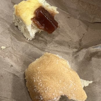 Bakery Pan De Dios - a half eaten pastry - Venezuelan Near Me - Katy, Texas