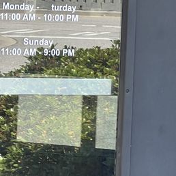 I just went out open on fighting on Saturday when the door shows no hours so we open if we want that's good. Stay in business that way.