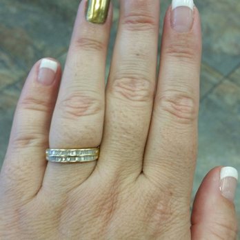 Vegas Nails - Love love LOVE my gold chrome / French manicure. Tracy is the absolute best! - Nail Salons Near Me - Surprise, Arizona Vegas Nails - Love love LOVE my gold chrome / French manicure. Tracy is the absolute best! - Nail Salons Near Me - Surprise, Arizona