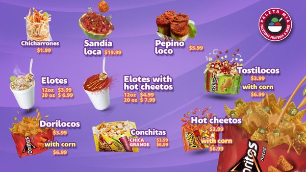 Menu photo 1 Paleta Mia Fort Worth, TX Menu photo 1 Paleta Mia Fort Worth, TX