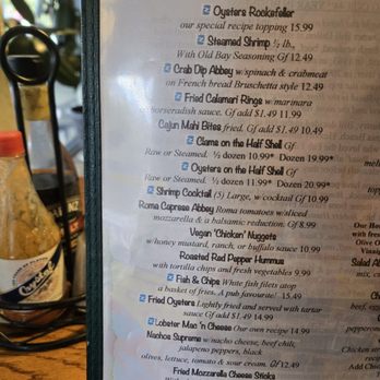 Abbey Road Restaurant - Menu 9.26 - American Near Me - Virginia Beach, Virginia Abbey Road Restaurant - Menu 9.26 - American Near Me - Virginia Beach, Virginia