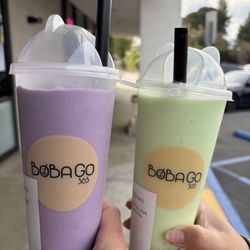 Boba Go  - Taro smoothie and honeydew slush
