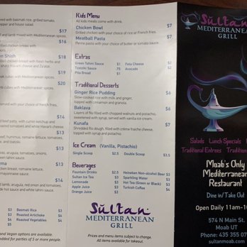 Sultan Mediterranean Grill - Mediterranean Near Me - Moab, Utah Sultan Mediterranean Grill - Mediterranean Near Me - Moab, Utah