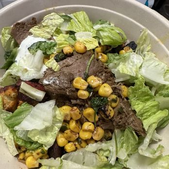 CAVA - My bowl that was suppose to have SOS as requested but one was put in already - Mediterranean Near Me - Los Angeles, California