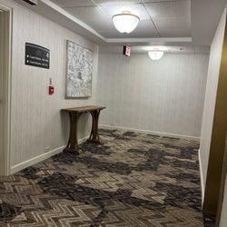 Park Place Hotel - Hall way (patchwork carpet - it's not the Ritz... there was only 1-square on the 4th floor that was peeling up that I kept tripping over