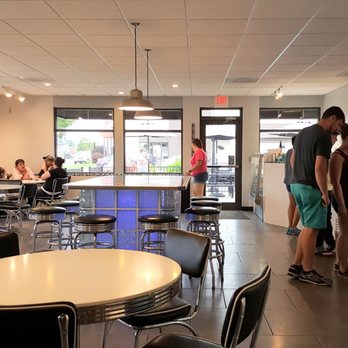 Eric's Ice Cream Factory - Dining Area at Eric's Northtowne - Ice Cream & Frozen Yogurt Near Me - Defiance, Ohio Eric's Ice Cream Factory - Dining Area at Eric's Northtowne - Ice Cream & Frozen Yogurt Near Me - Defiance, Ohio