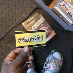 Canton Games - The card they gave me instead of a voucher or waiver for my items