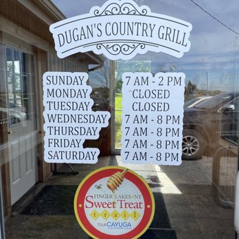 Dugans Country Grill - Hours - American Near Me - Aurora, New York