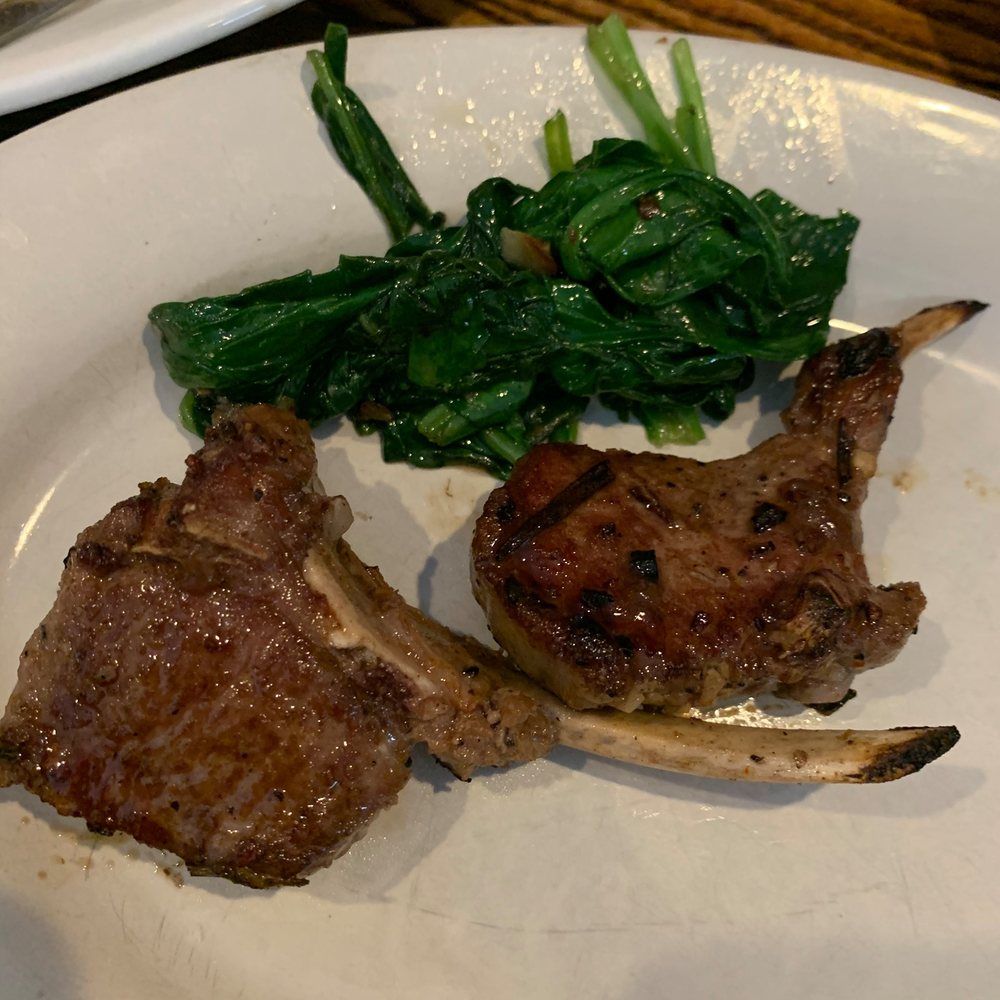 Basque Tapas Bar - CHULETITAS de CORDERO
Grilled domestic baby lamb chops marinated, Spanish seasoning,white Rioja over sauté spinach and Spanish chips - Tapas Bars Near Me - Piermont, New York Basque Tapas Bar - CHULETITAS de CORDERO
Grilled domestic baby lamb chops marinated, Spanish seasoning,white Rioja over sauté spinach and Spanish chips - Tapas Bars Near Me - Piermont, New York