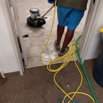 Frontpage Carpet Cleaning & Floor Care - Tile & grout cleaning of an office - Carpet Cleaning Near Me - Plano, Texas