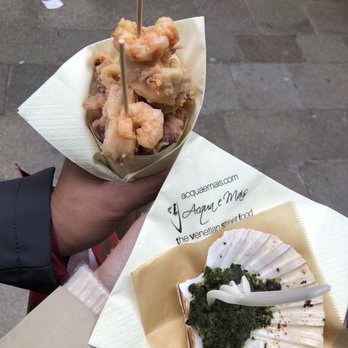 Acqua & Mais - Calamari and shrimp, Scallop - Venetian Near Me - Venezia, VE