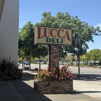 Luccas Italian Delicatessen - Front sign - Italian Near Me - Castro Valley, California
