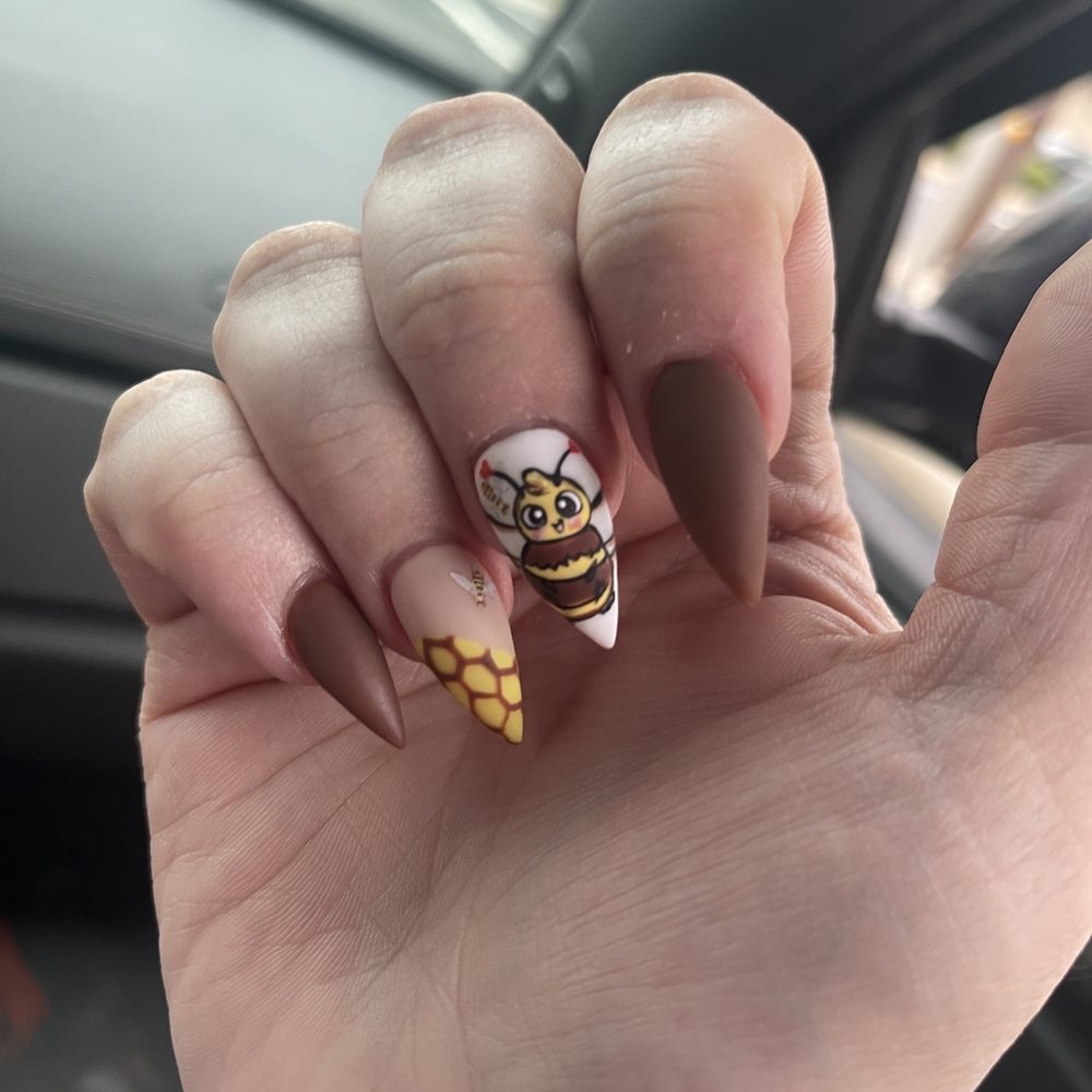 K & A Nails - Rich & Keith did a amazing job on my nails I am in love. The details are beautiful. - Nail Salons Near Me - Runnemede, New Jersey K & A Nails - Rich & Keith did a amazing job on my nails I am in love. The details are beautiful. - Nail Salons Near Me - Runnemede, New Jersey