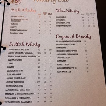 Whiskey & Vine - Partial whiskey list - Jazz & Blues Near Me - Lafayette, Louisiana Whiskey & Vine - Partial whiskey list - Jazz & Blues Near Me - Lafayette, Louisiana