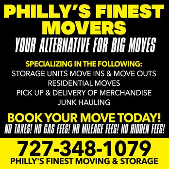 Philly's Finest Movers - Movers Near Me - Saint Petersburg, Florida Philly's Finest Movers - Movers Near Me - Saint Petersburg, Florida