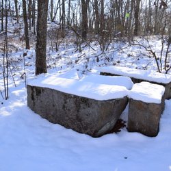 Dr. John Champlin Glacier Park - Quarry stones