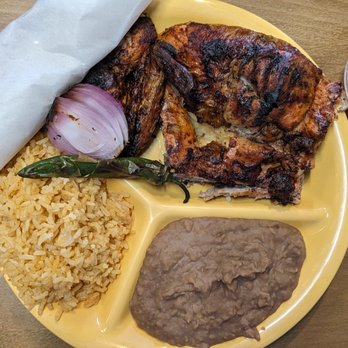 El Pollo Rey - Chicken plate with refried beans - Mexican Near Me - Seaside, California El Pollo Rey - Chicken plate with refried beans - Mexican Near Me - Seaside, California