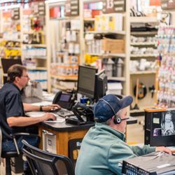 rk Miles - Interior of Williamstown Hardware Store Sales Counter