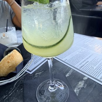 Off The Hook - Cucumber Hugo spritzer - Seafood Near Me - Los Alamitos, California