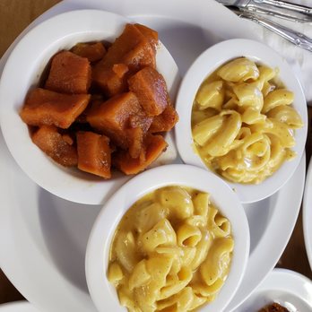 The Serving Spoon - Mac & cheese side with sweet potatoes - Breakfast & Brunch Near Me - Inglewood, California The Serving Spoon - Mac & cheese side with sweet potatoes - Breakfast & Brunch Near Me - Inglewood, California