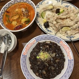 Tangsuyuk, jajangyeon, jjamppong