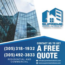 Supreme Windows & Doors - Supreme Windows & Doors offers Aluminum Impact Window and Doors. We sell and offer installation by our in house, certified installation team