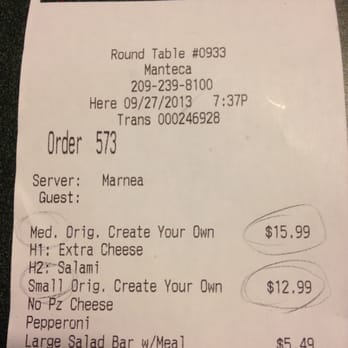 Round Table Pizza - prices!!! - Pizza Near Me - Manteca, California Round Table Pizza - prices!!! - Pizza Near Me - Manteca, California