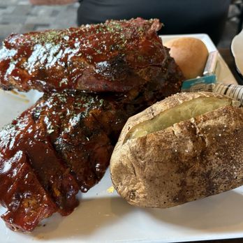 The Outlaw Saloon - Ribs and baked potato - Steakhouses Near Me - Hatch, Utah The Outlaw Saloon - Ribs and baked potato - Steakhouses Near Me - Hatch, Utah