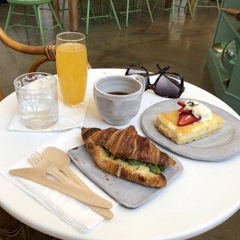 Cake Bakery & Cafe - My perfect Saturday morning! Apricot mimosa, lemon water, coffee, spinach and cheese croissant and cheesecake bar - Bakeries Near Me - Grass Valley, California Cake Bakery & Cafe - My perfect Saturday morning! Apricot mimosa, lemon water, coffee, spinach and cheese croissant and cheesecake bar - Bakeries Near Me - Grass Valley, California