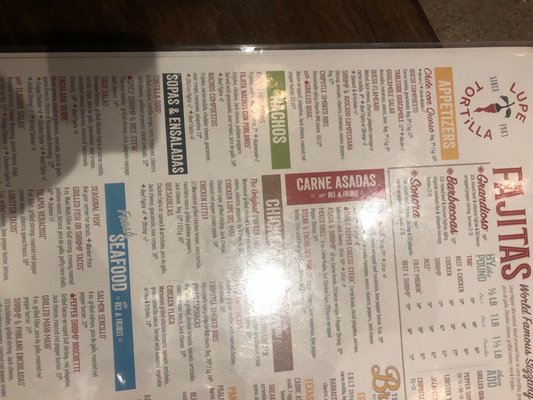 Menu photo 1 Lupe Tortilla Mexican Restaurant Cypress, TX