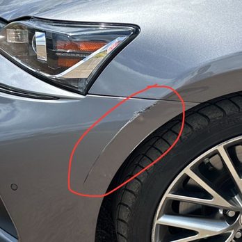 Finest Towing - Scratch on left front bumper - Towing Near Me - Kapolei, Hawaii