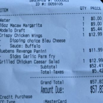 Crazy Craig's Treehouse - Receipt - American Near Me - Branson, Missouri
