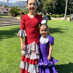 Maria Bermudez Flamenco Performing Arts Studio - Becca and Sonia on picture day