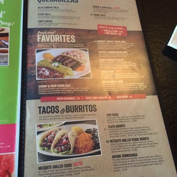 Chevys Fresh Mex - Menu 4 - Mexican Near Me - Arlington, Virginia