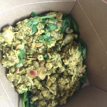 Eat Naked - Mung bean and coconut dahl salad box - Live/Raw Food Near Me - Brighton, BNH