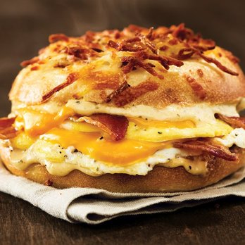 Einstein Bros. Bagels - All-Nighter Breakfast Egg Sandwich - Breakfast & Brunch Near Me - Blue Ash, Ohio Einstein Bros. Bagels - All-Nighter Breakfast Egg Sandwich - Breakfast & Brunch Near Me - Blue Ash, Ohio