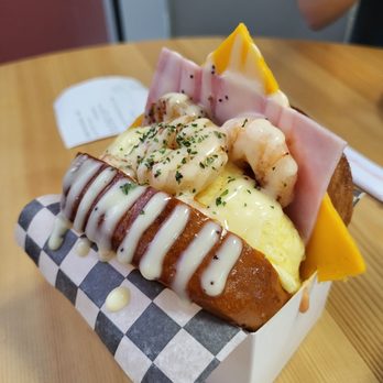 LooBapBap - Shrimp Egg Toast - Korean Near Me - Waterloo, Ontario LooBapBap - Shrimp Egg Toast - Korean Near Me - Waterloo, Ontario