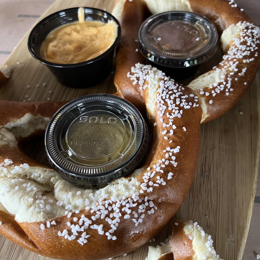 Plattduetsche Park - Giant 10 oz . imported pretzel from Munich - German Near Me - Franklin Square, New York Plattduetsche Park - Giant 10 oz . imported pretzel from Munich - German Near Me - Franklin Square, New York