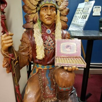 Smoke Stack Cigar Shop - This is a special decoration from the owner who is a painter as well. - Tobacco Shops Near Me - North Providence, Rhode Island