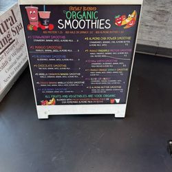 Raw Earth Juicery - Menu
