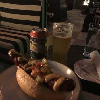 Charmaine’s - Pizza Port ($9) and Charmaine dog ($14) - Lounges Near Me - San Francisco, California
