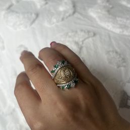 Custom ring guard surrounding my Aggie ring- designed by Andrew Nasr!
