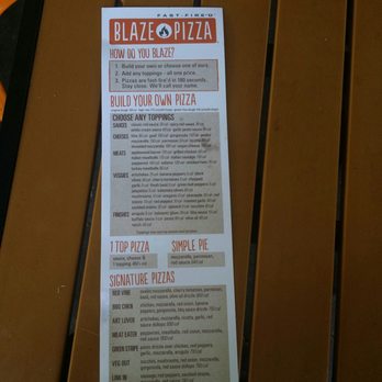 Blaze Pizza - Menu - Salad Near Me - Davie, Florida