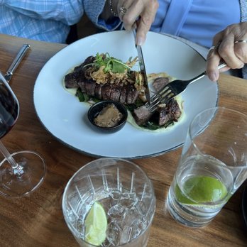 Between The Trees - Steak that was to be medium rare - French Near Me - Greenville, South Carolina Between The Trees - Steak that was to be medium rare - French Near Me - Greenville, South Carolina