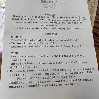 Decker Kitchen - New American Near Me - Agoura Hills, California
