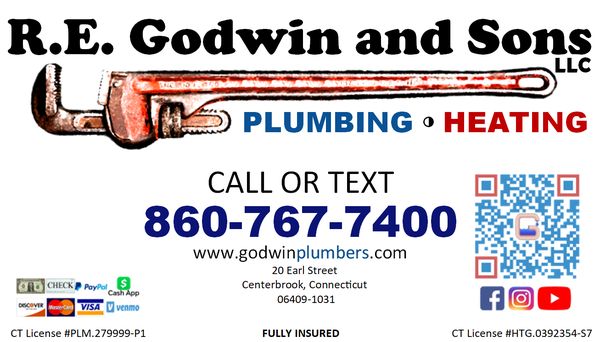 R E Godwin & Sons Plumbing & Heating Logo