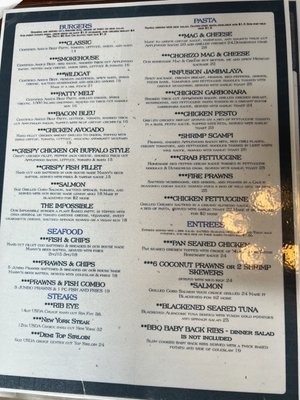 Menu photo 1 Infusion Bar & Grill Snoqualmie, WA Menu photo 1 Infusion Bar & Grill Snoqualmie, WA